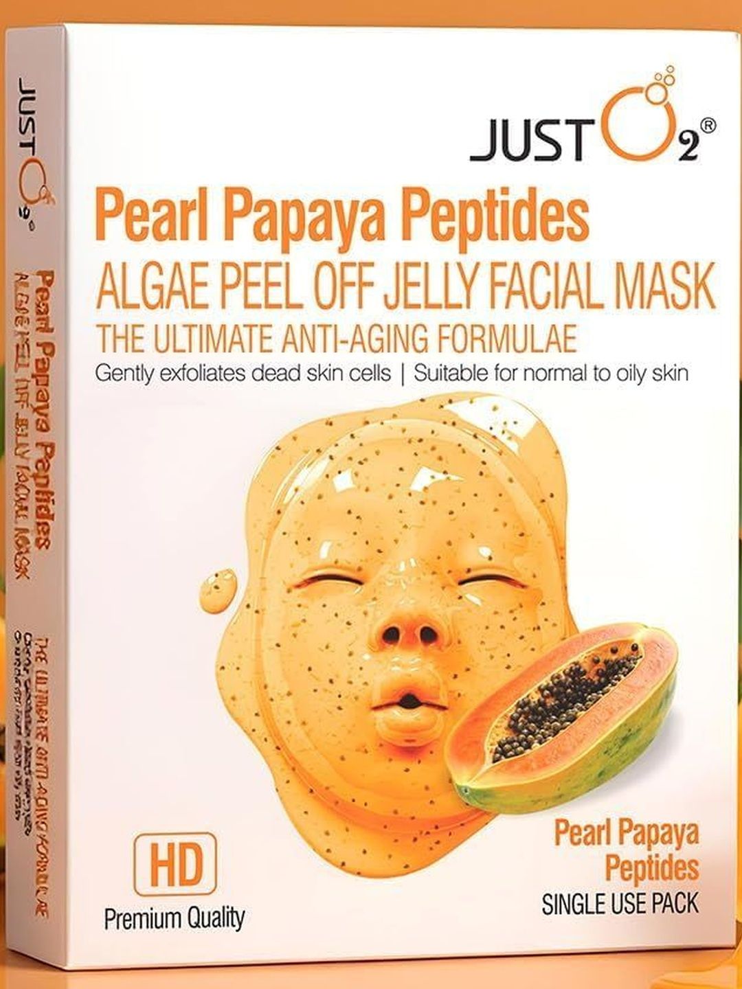 Vishvambhari Pearl Papaya & Peptides Algae Peel-Off Jelly Facial Mask - 125 g-picture-26