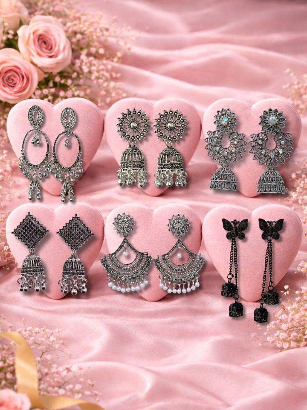 Esyko Geometric Drop Earrings-image-44