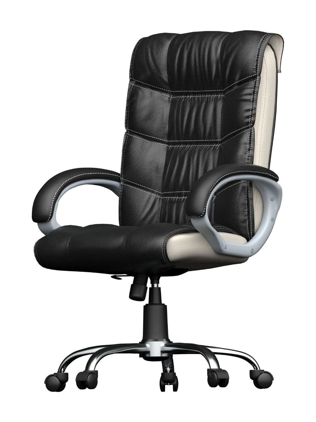 FUGO Black Adjustable Study Arm Chair-picture-19