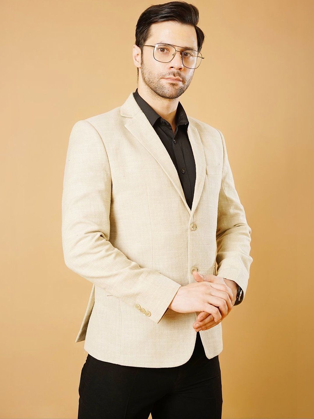 Wintage Notched Lapel Single-Breasted Blazers-picture-16