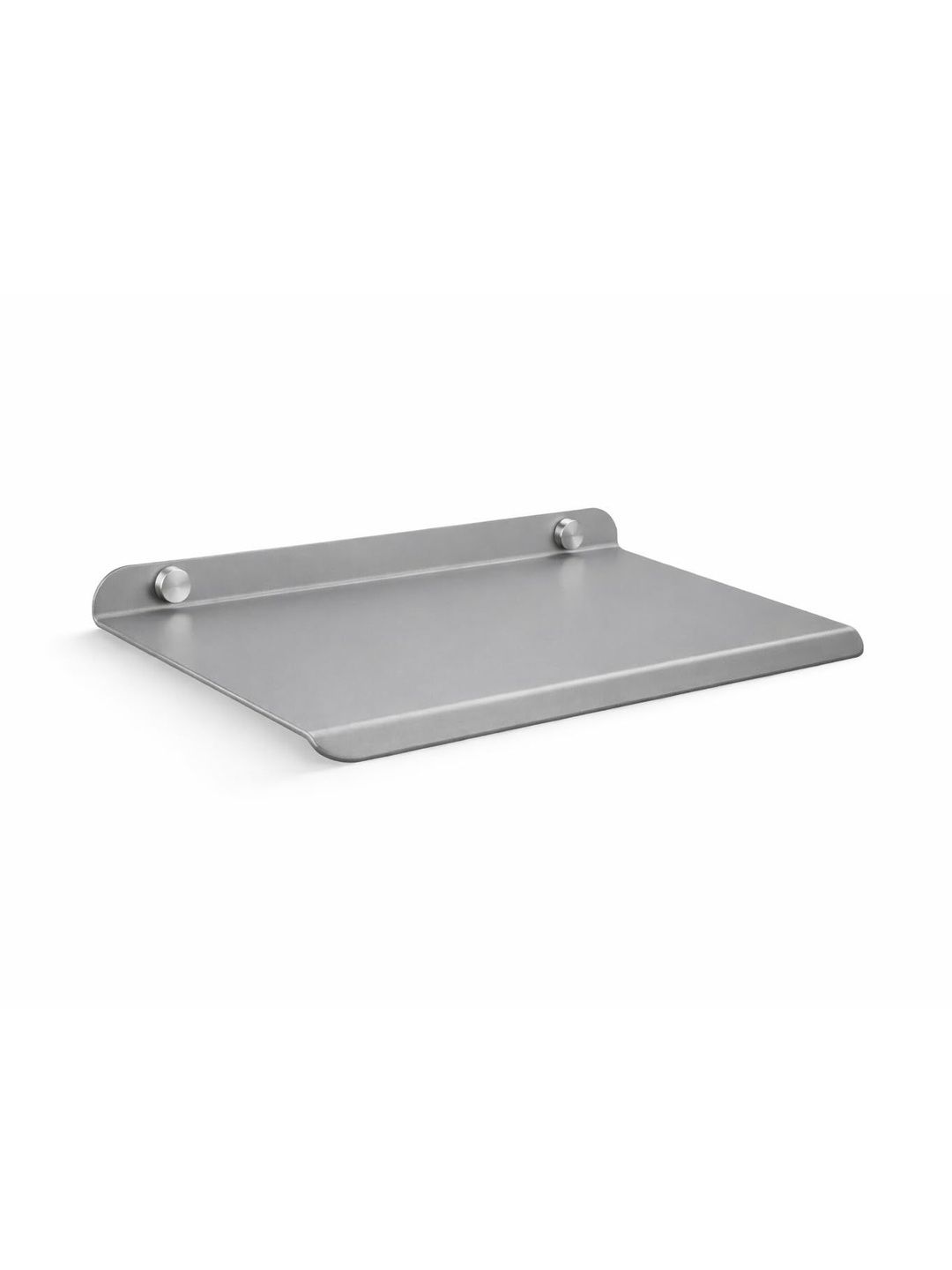 Organizemee Silver-Toned Stainless Steel Wall Shelf with Keyholders-image-41