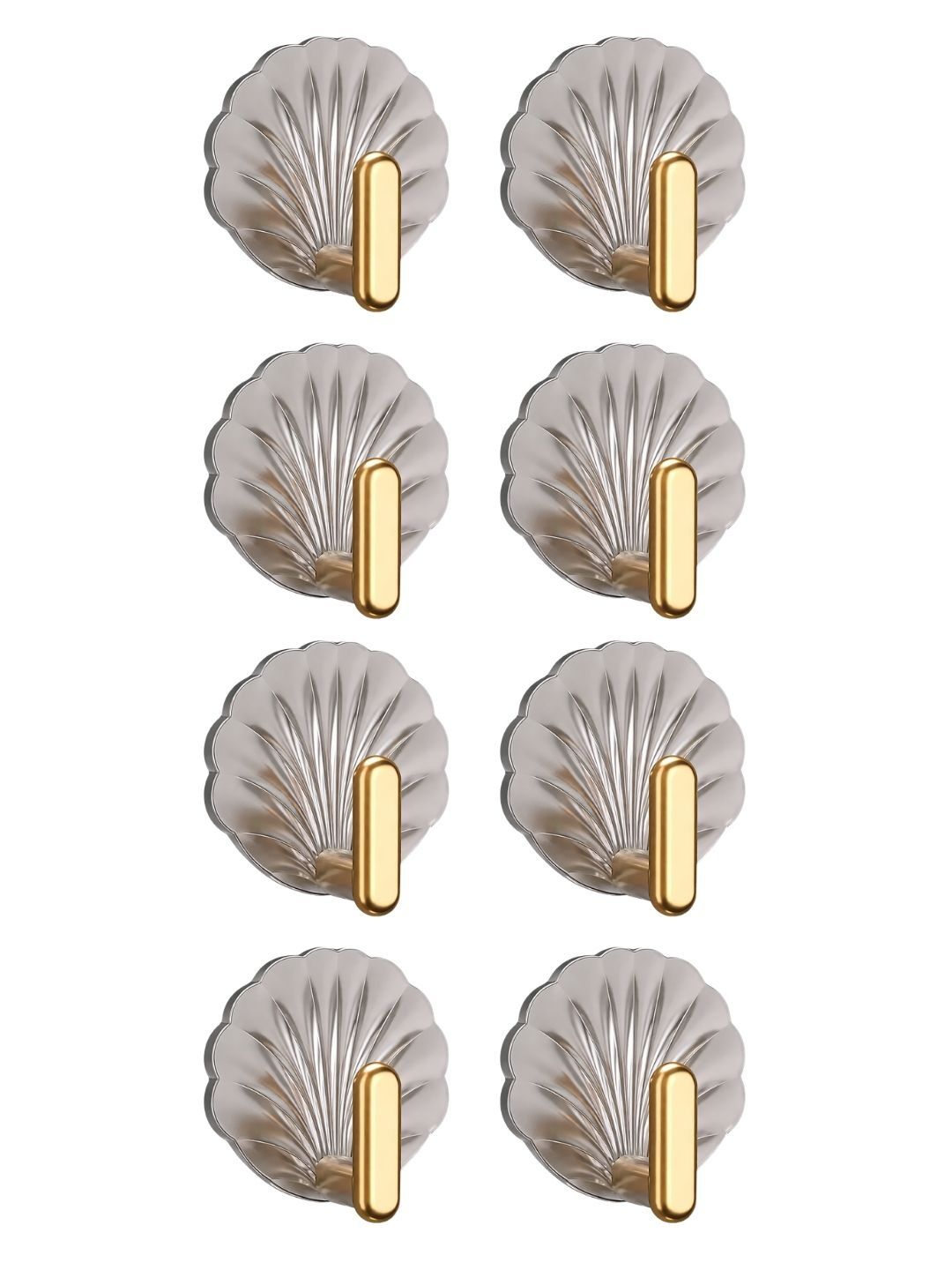 Klivon Transparent Adhesive 8-Pcs Wall Hooks-picture-24