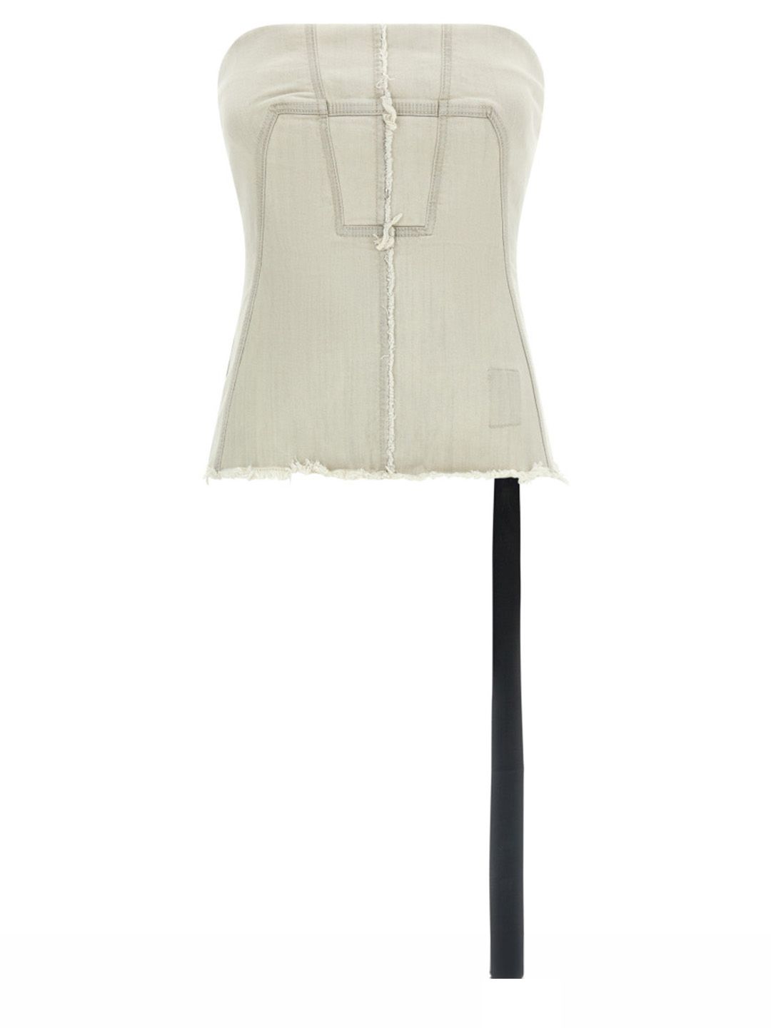 Rick Owens Grey Bustier Top-picture-14