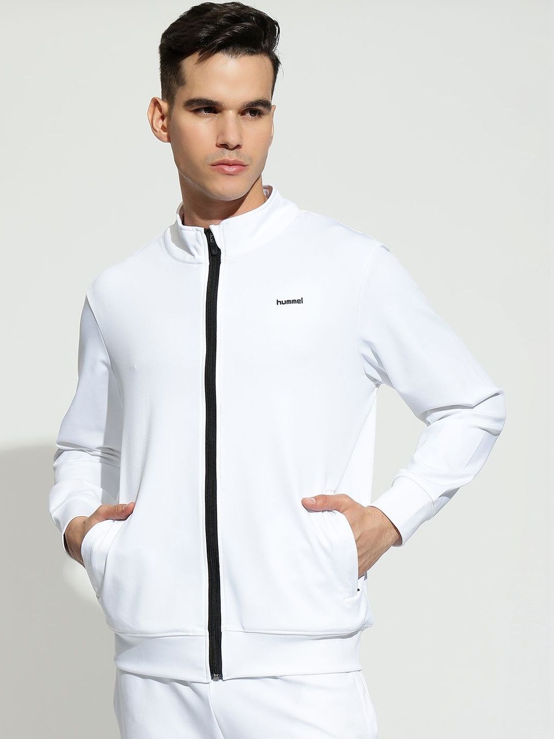 hummel Men Mock Collar Tracksuits-picture-33
