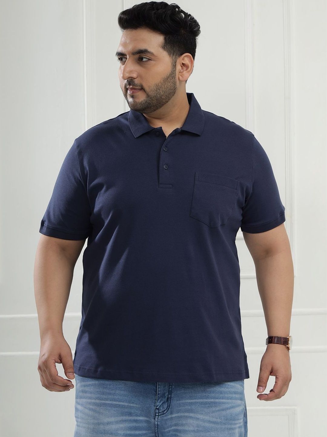 John Pride Men Polo Collar Pockets T-shirt-picture-17