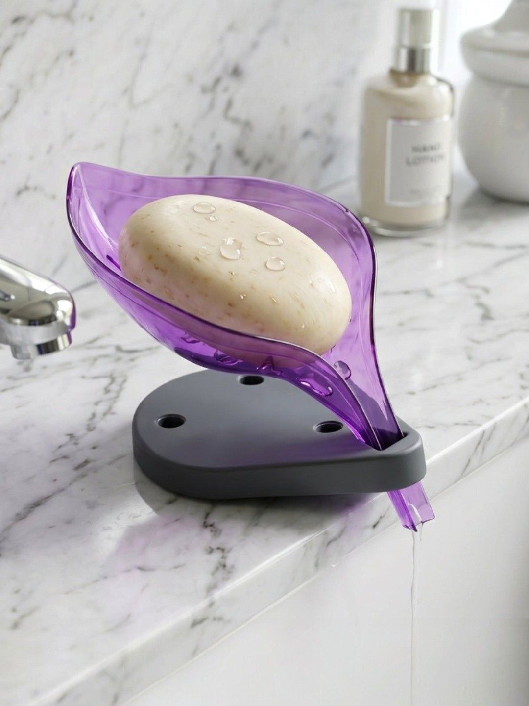 DeoDap Transparent Plastic Soap Dispenser-picture-41