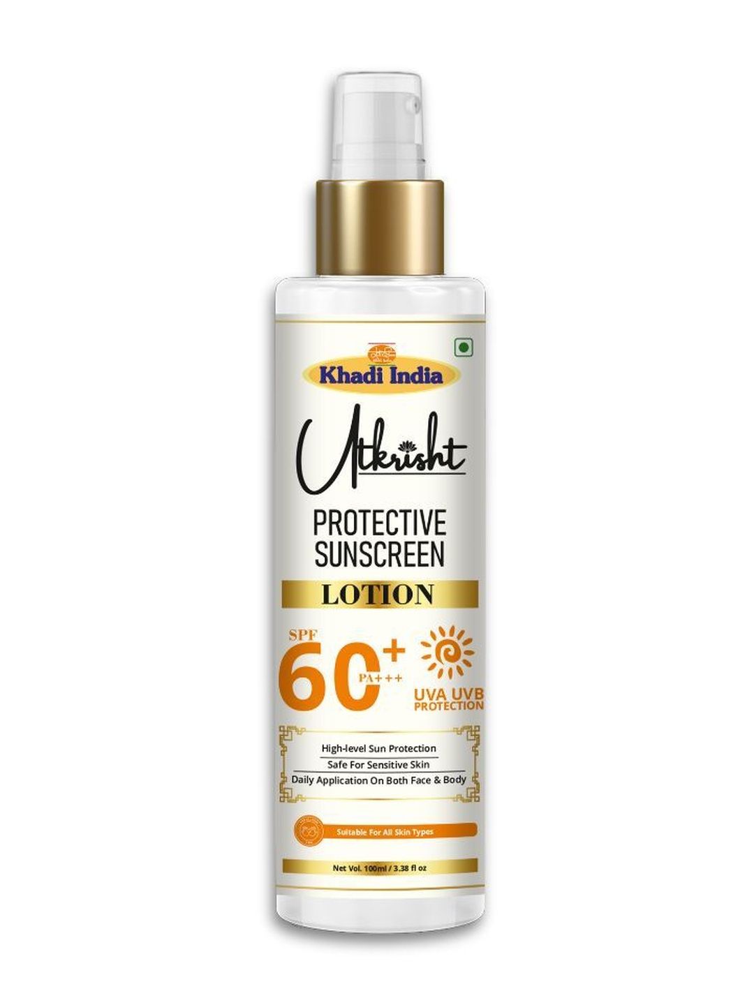 Utkrisht Khadi Protective Sunscreen SPF 60+ PA+++ - 100 ml-picture-11