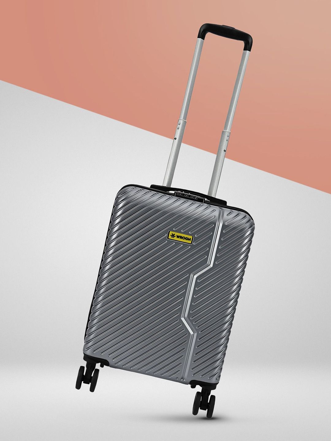 WROGN Flux Textured Hard Sided Large Trolley Suitcase 115.8L-picture-36