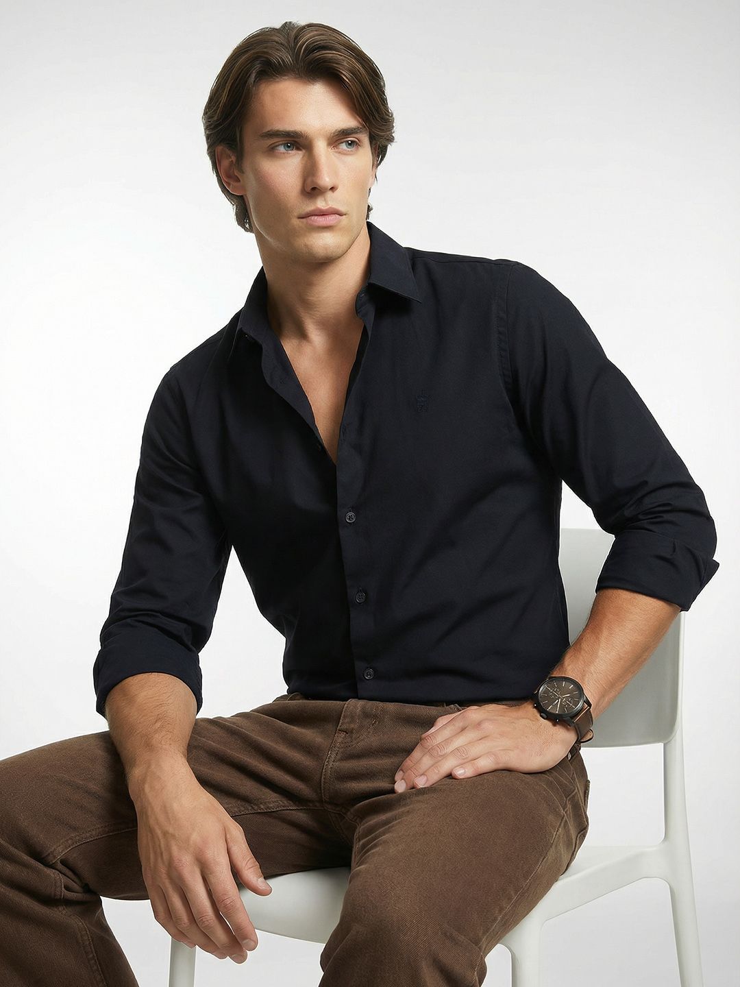 French Connection Spread Collar Casual Shirt-picture-37