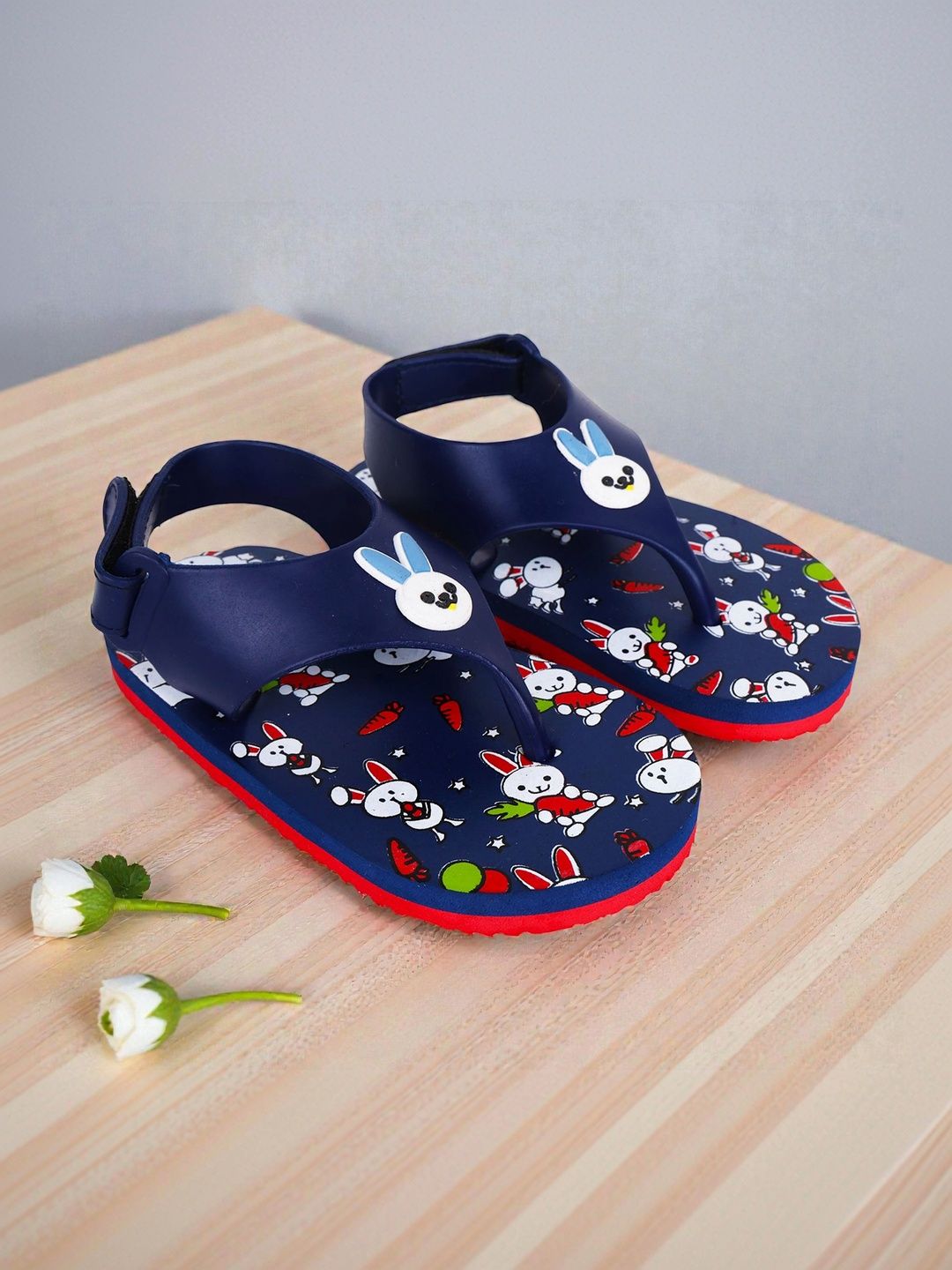 MYHUSH Unisex Kids Printed Thong Flip-Flops-picture-40