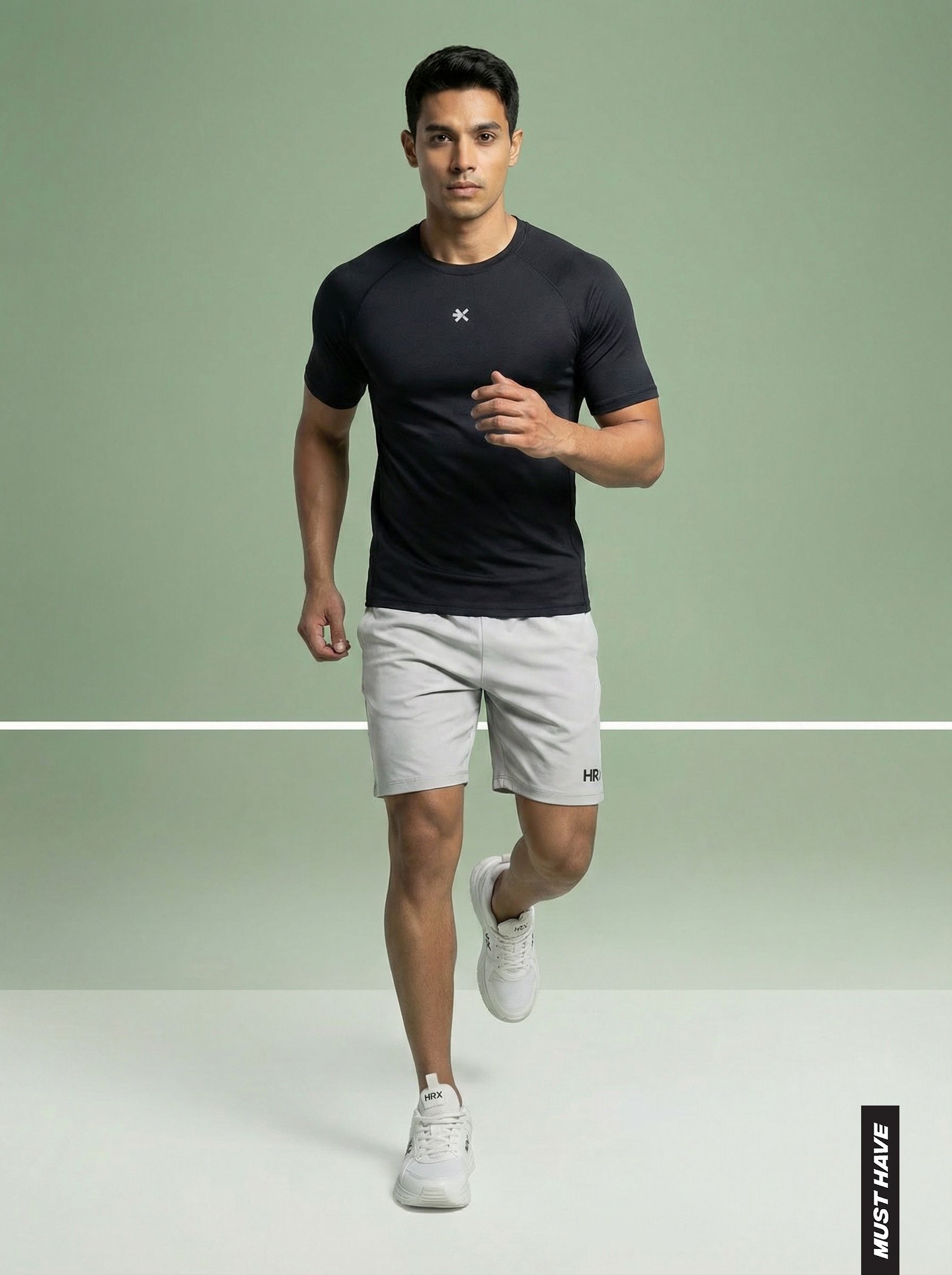 HRX by Hrithik Roshan Slim Fit Rapid-Dry Running T-shirt-picture-30