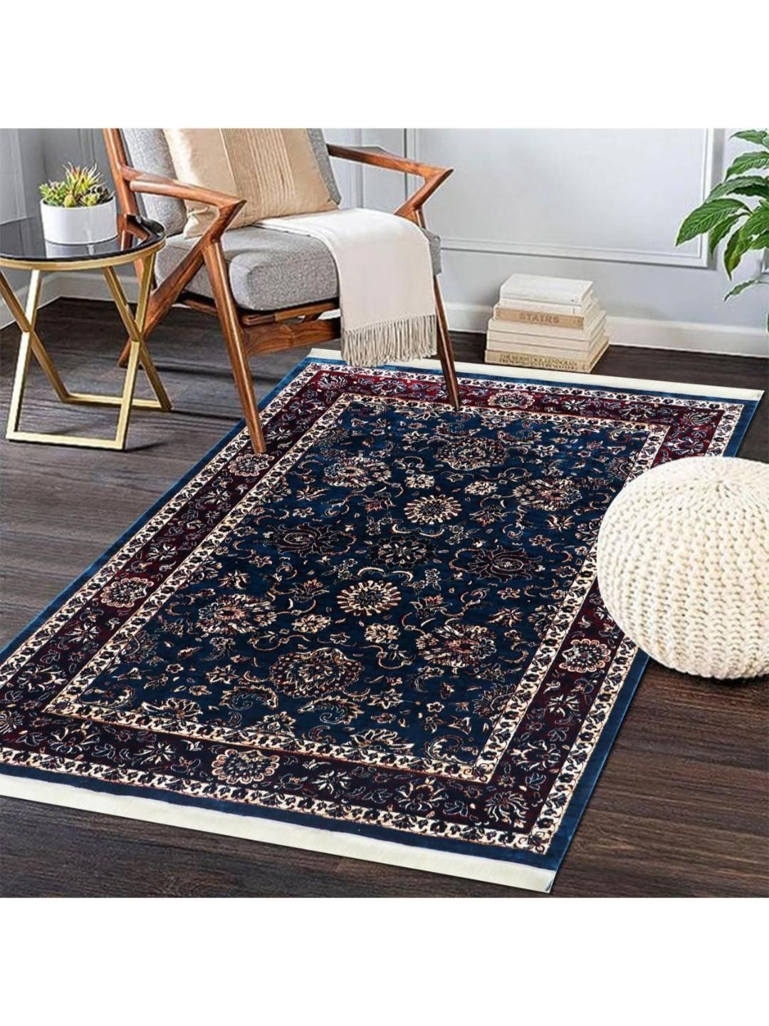 MODEFE Multicoloured Ethnic Motifs Anti-Skid Nylon Carpet-picture-51