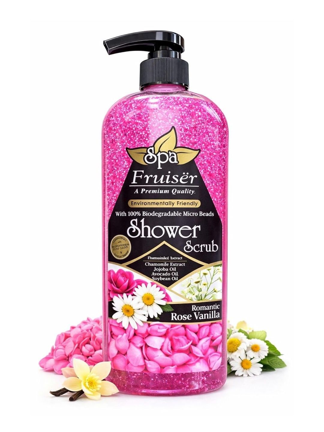 Fruiser Rose Vanilla Shower Scrub - 730 ml-image-31