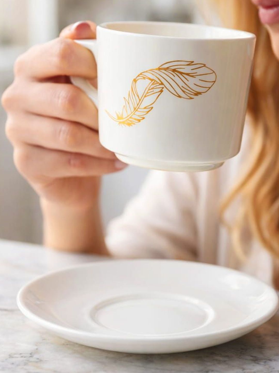 NFI essentials Multicoloured Printed Solid Ceramic Glossy Cups Set of Cups and Mugs-picture-28