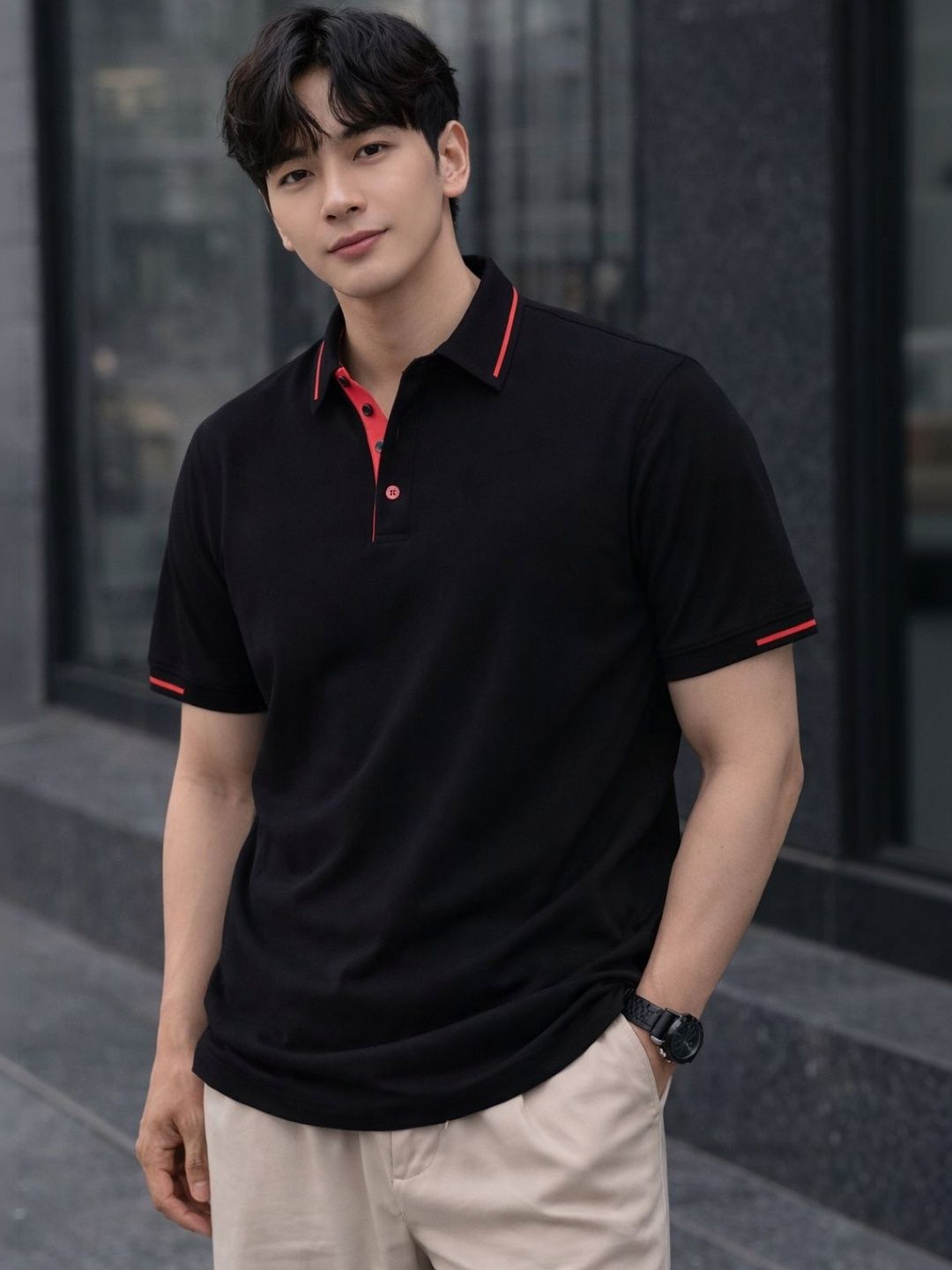 TAZO Men Polo Collar T-shirt-picture-17