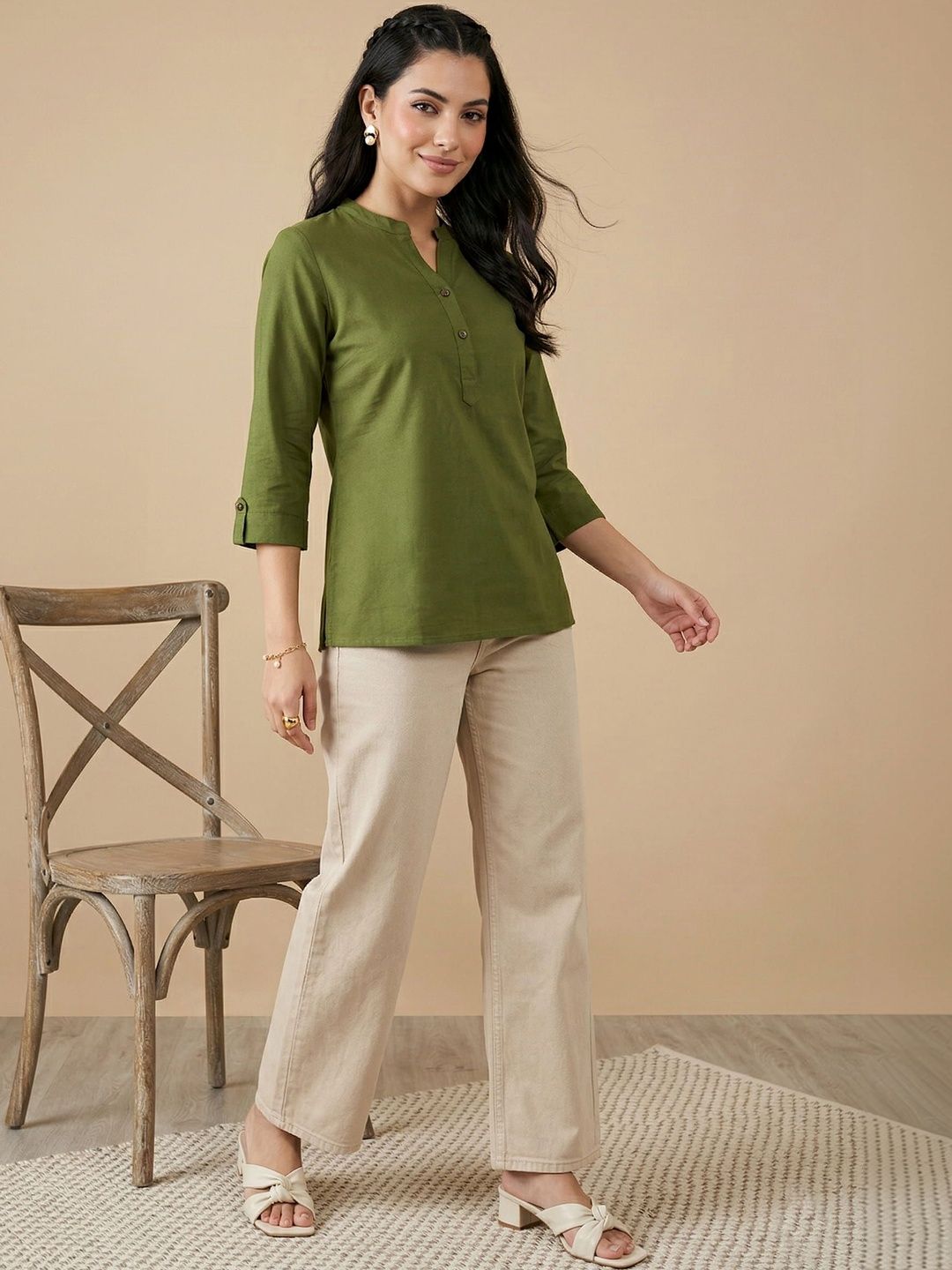 Anouk Pure Cotton Kurti-image-8