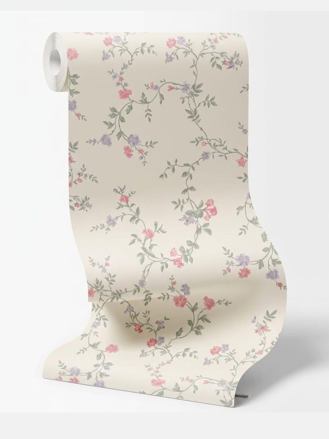 SIA VENORS Beige & Pink Floral-Patterned Waterproof Wallpaper-image-24