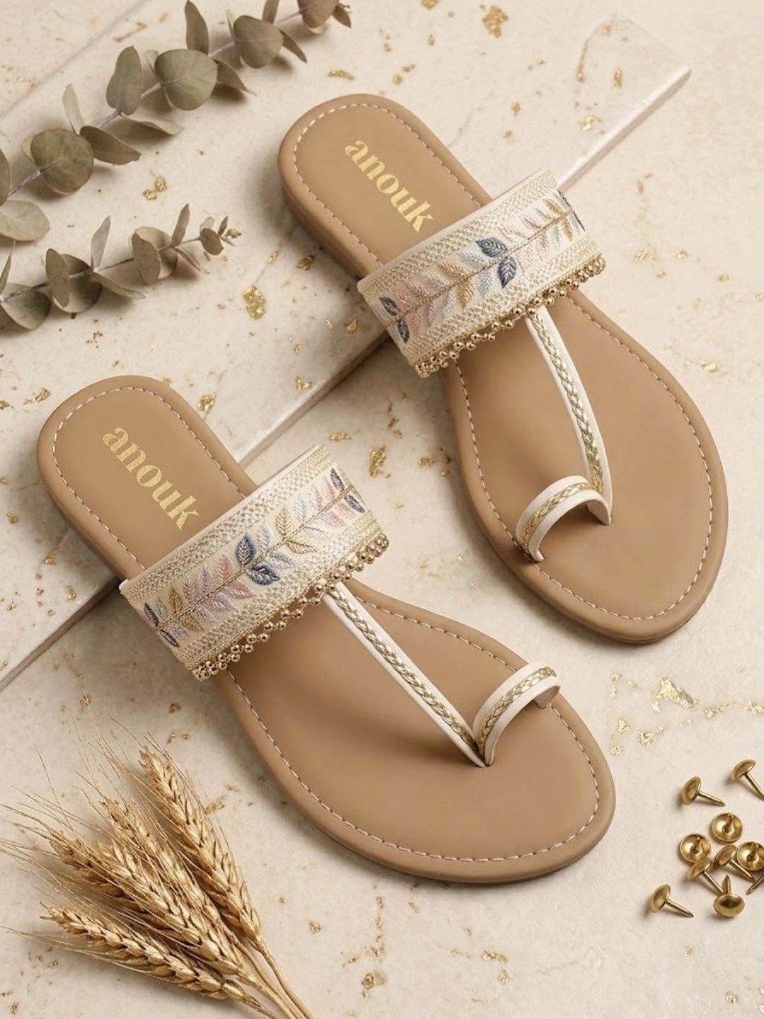 Anouk Women One Toe Flats-image-16