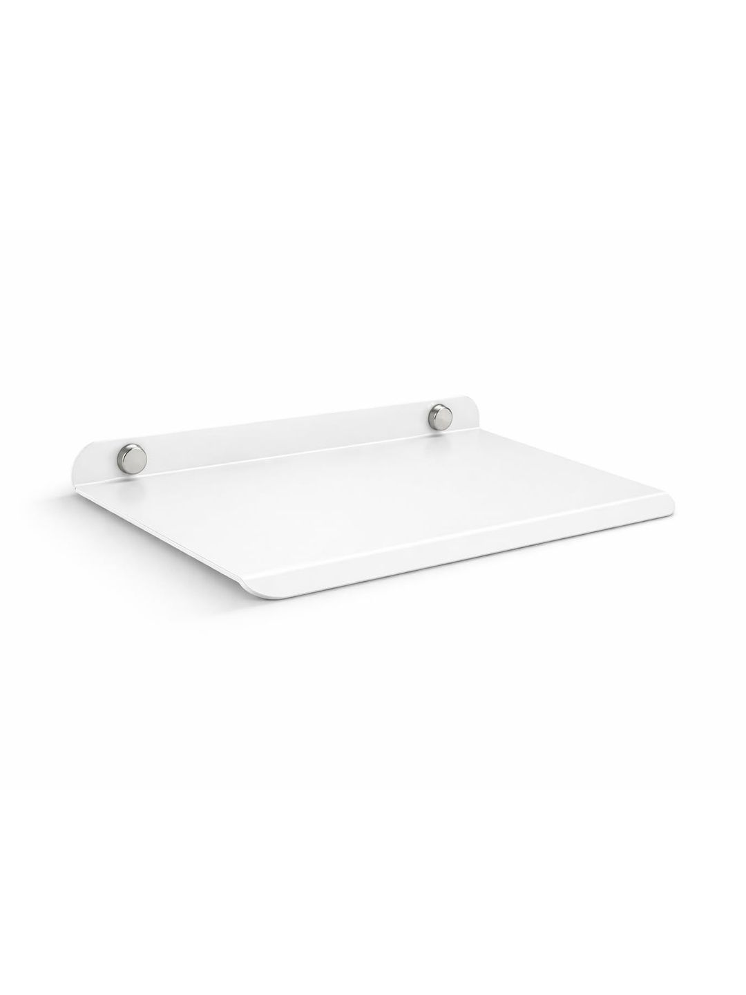 Organizemee White Stainless Steel Wall Shelf with Keyholders-picture-14