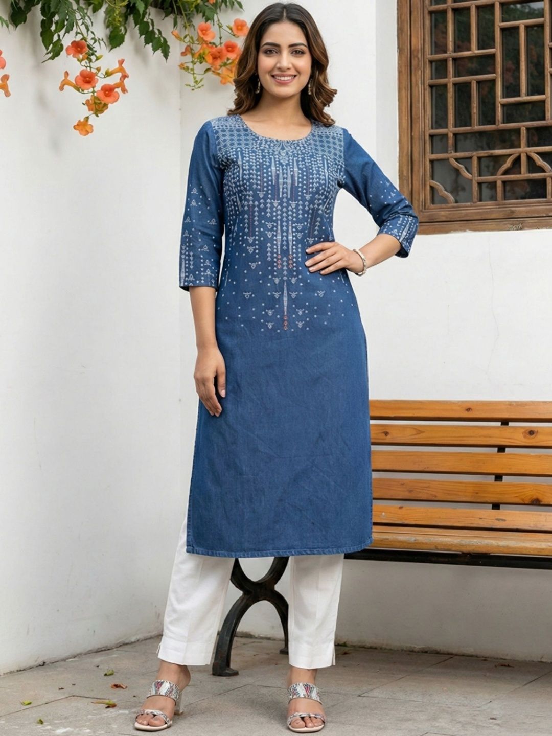 keshubaba Ethnic Motifs Embroidered Kurti-image-31