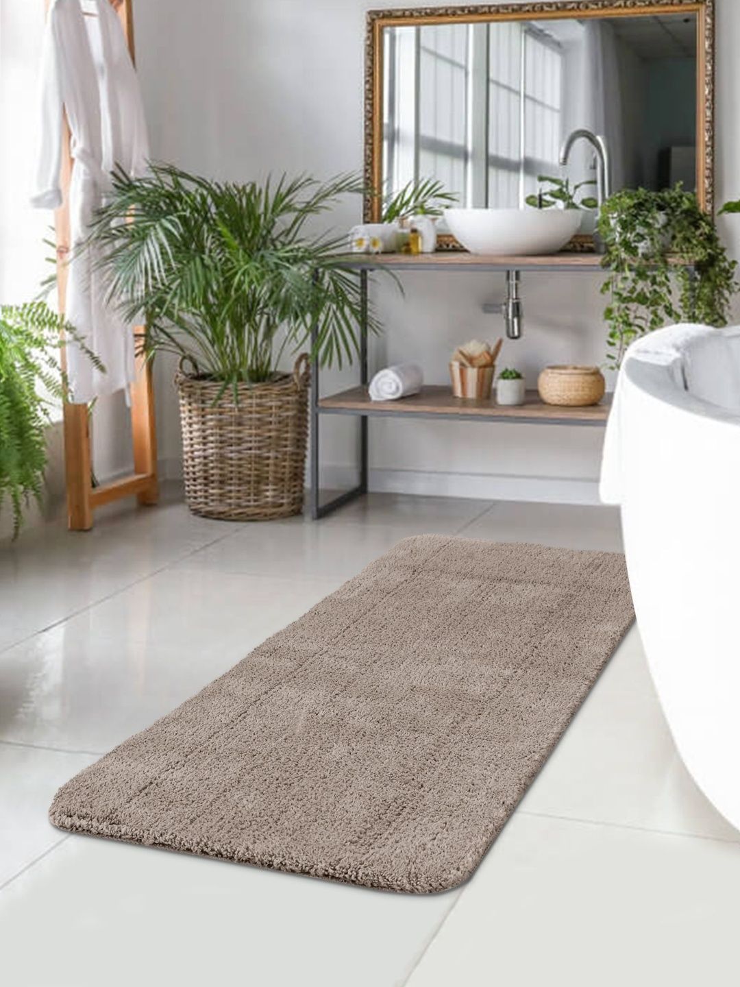 OBSESSIONS Taupe 2-Pcs Ultra-Absorbent Bath Rugs-image-10
