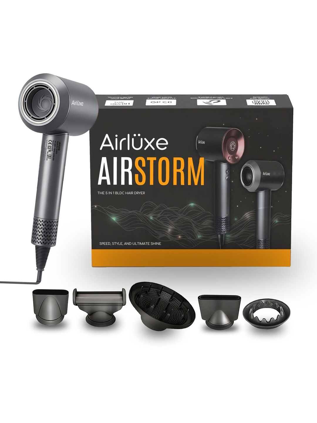 Airluxe Air Storm BLDC Ionic Hair Dryer-image-28