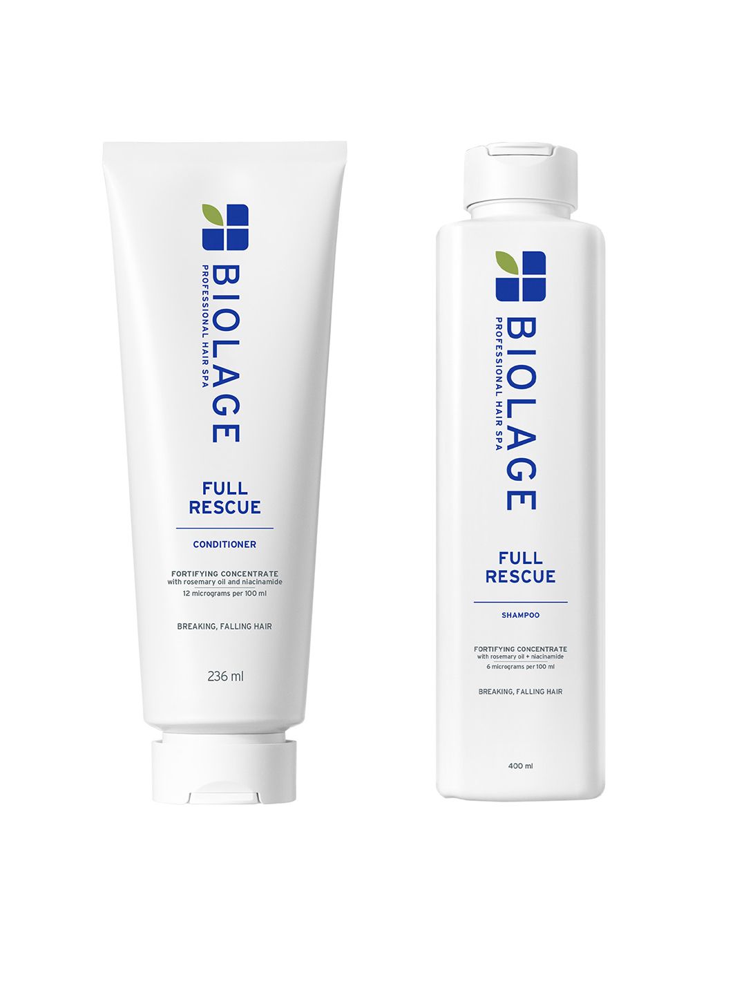 Biolage Full Rescue Hair Care Duo - Conditioner 236ml & Shampoo 400ml-image-46