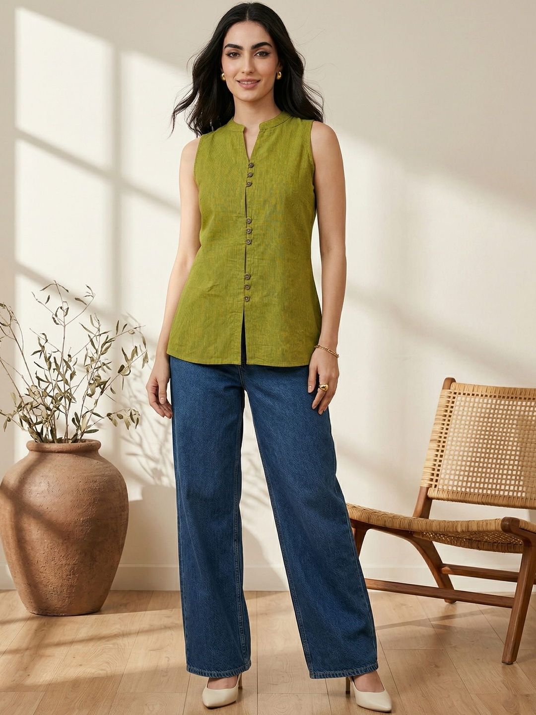 Anouk Pure Cotton Kurti-image-10