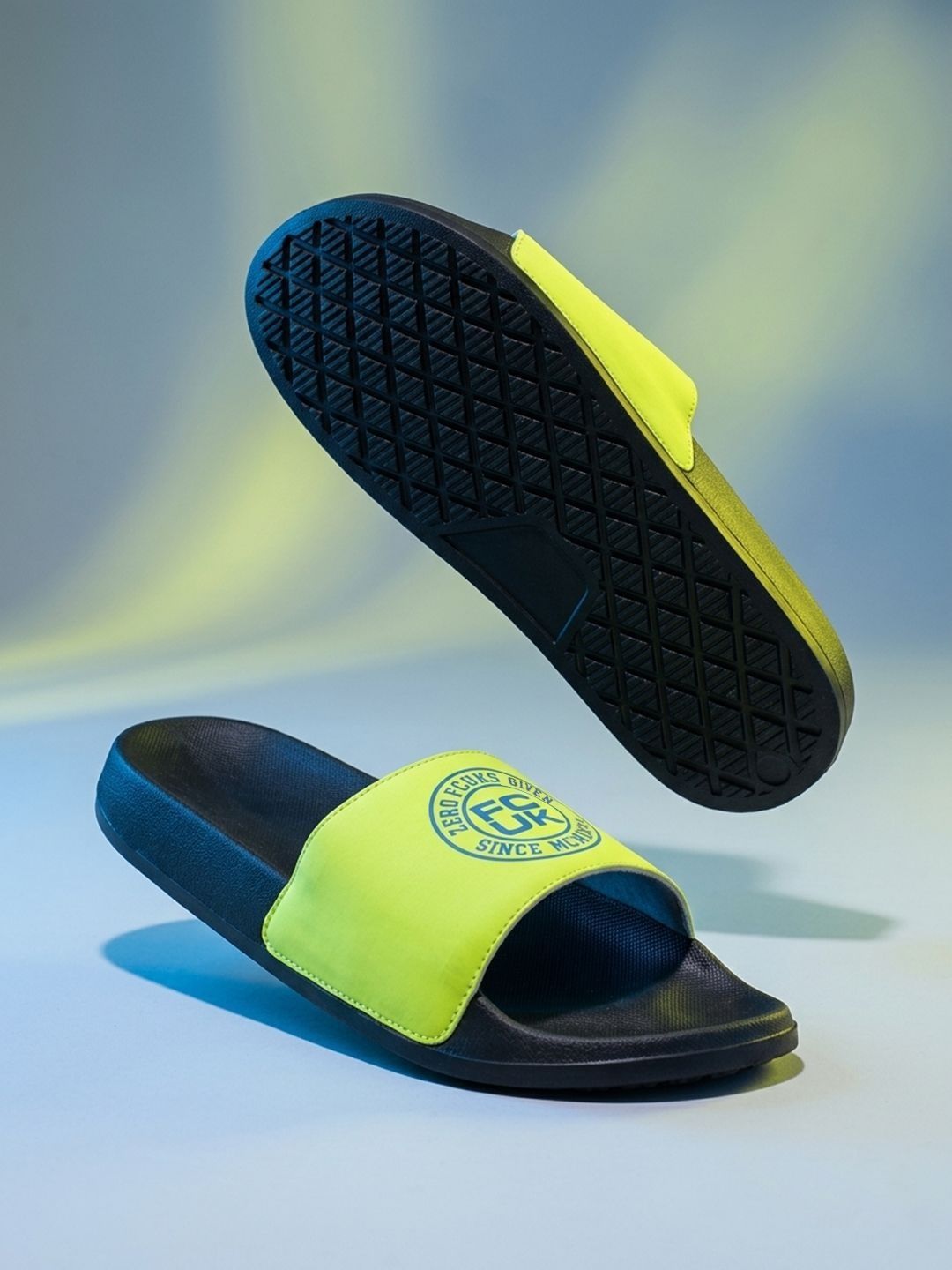 FCUK Men Printed Sliders-picture-30