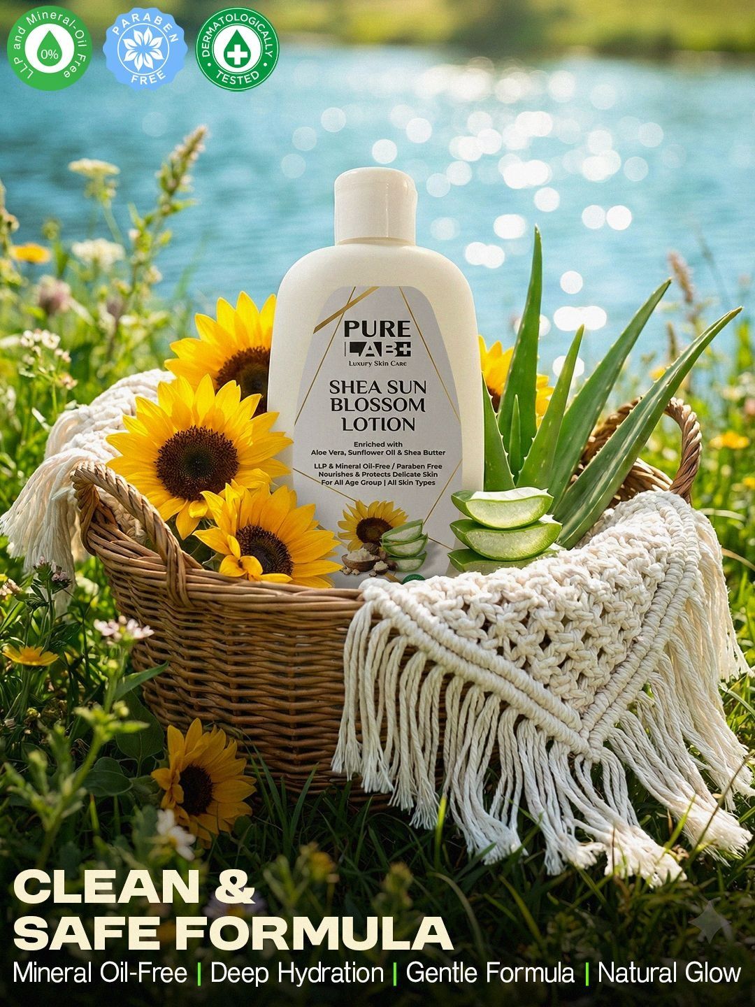 Pure Lab+ Set Of 2 Shea Sun Blossom Lotion With Aloe Vera - 200 ml Each-image-39