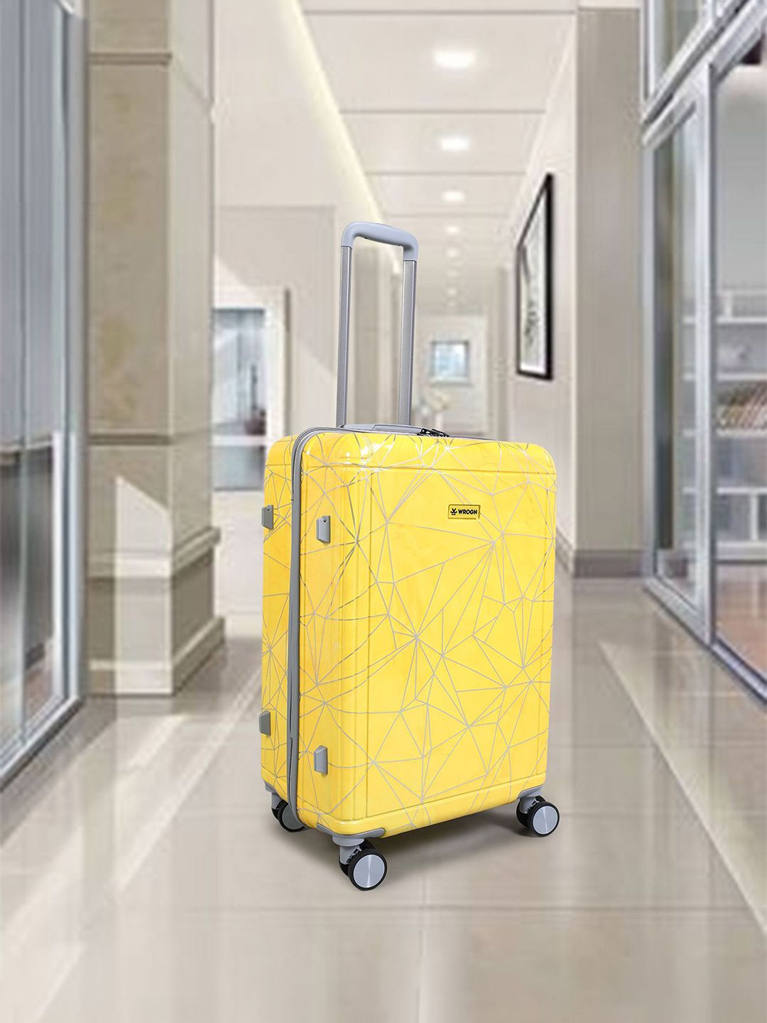 WROGN Flux Printed Hard Sided Medium Trolley Suitcase 76L-picture-52