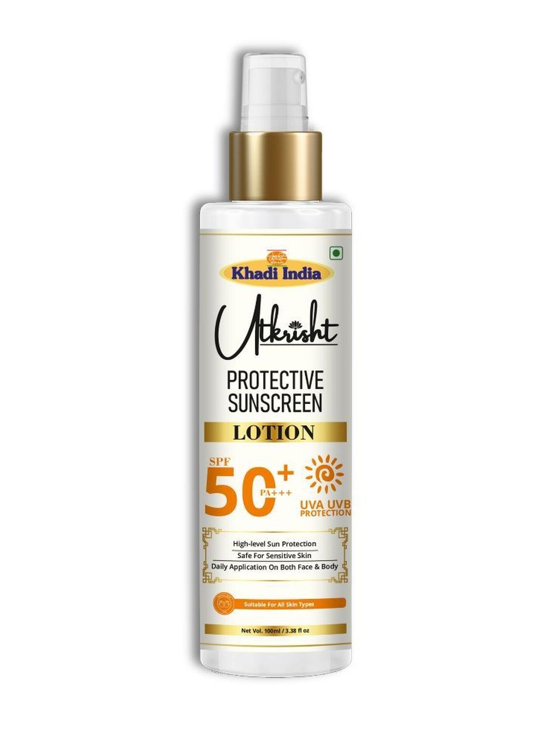 Utkrisht Khadi Protective Sunscreen SPF 50+ PA+++ - 100 ml-picture-10