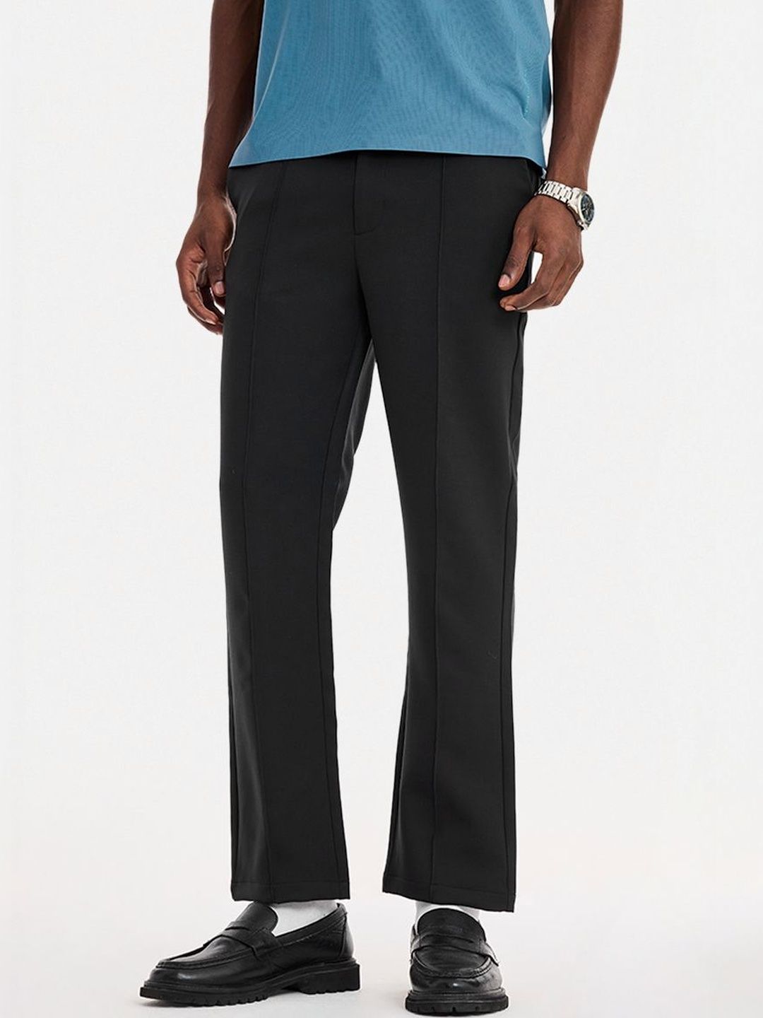 Snitch Men Straight Fit Trousers