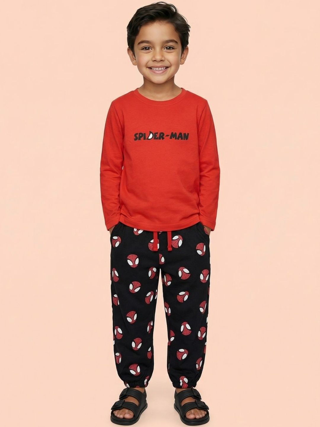 Nauti Nati Boys Printed Night suit-picture-8