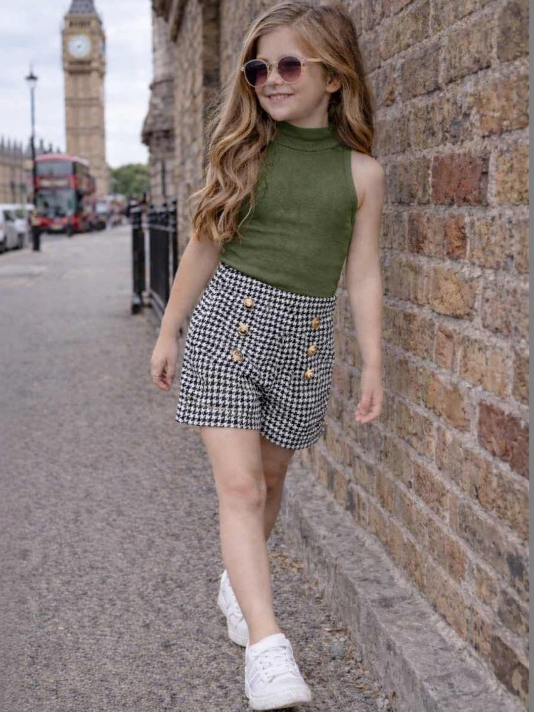 RAMIAAZ Girls Top with Shorts-image-39