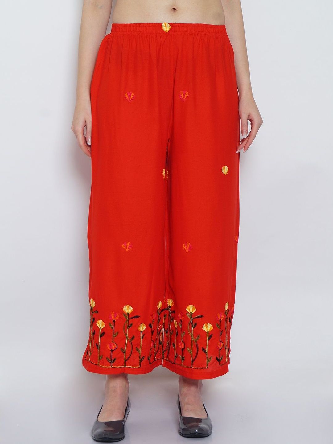 KALINI Women Floral Embroidered Ethnic Palazzos-picture-38