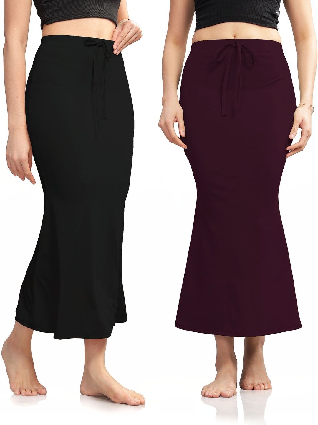 CALBONE Pack Of 2 High-Rise Saree Shapewear-picture-17