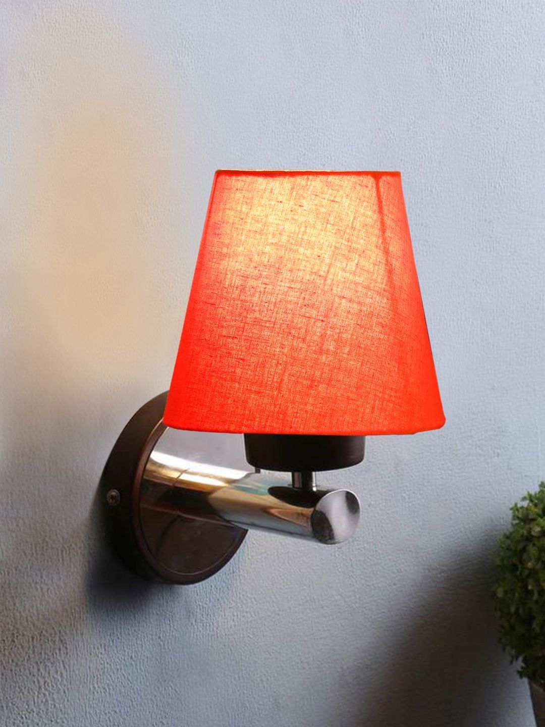 Aura Orange & Orange Metal Contemporary Frustum Shaped Wall Lamp-image-10