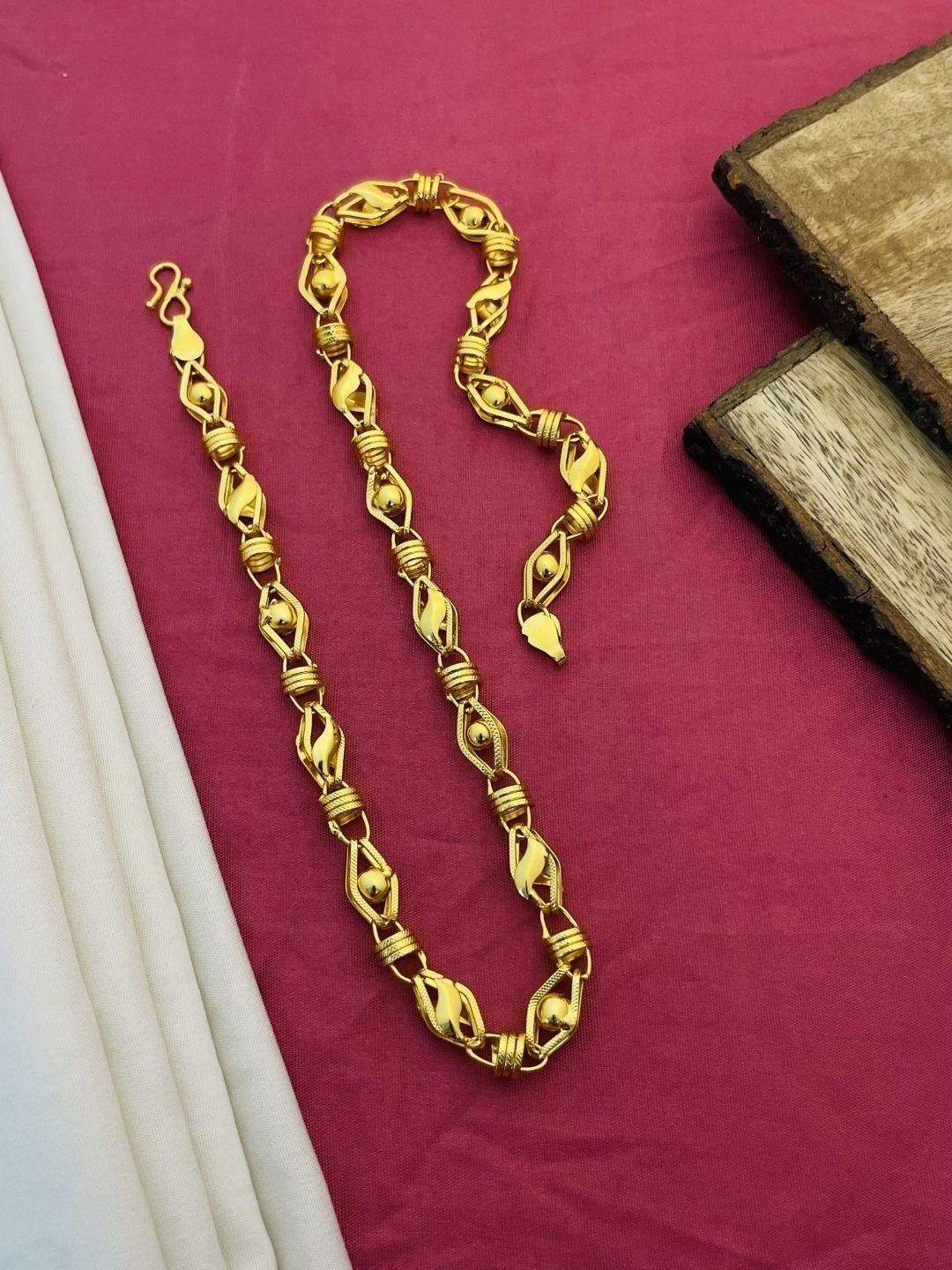 RKB Sales Men Brass Gold-Plated Chain-picture-10