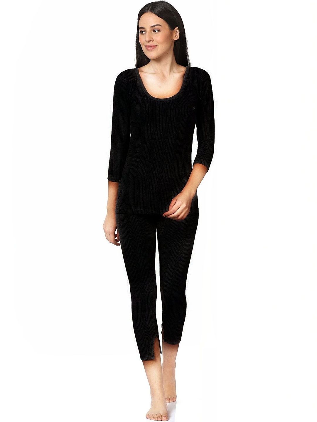 ALFA Women Cotton Round Neck Thermal Set-picture-26
