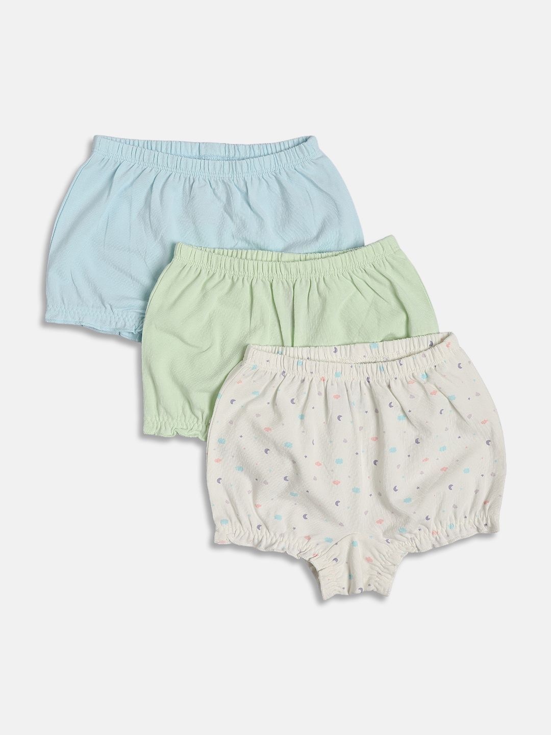 MINI KLUB Girls Pack of 3 Printed Assorted Cotton Basic Briefs-picture-23