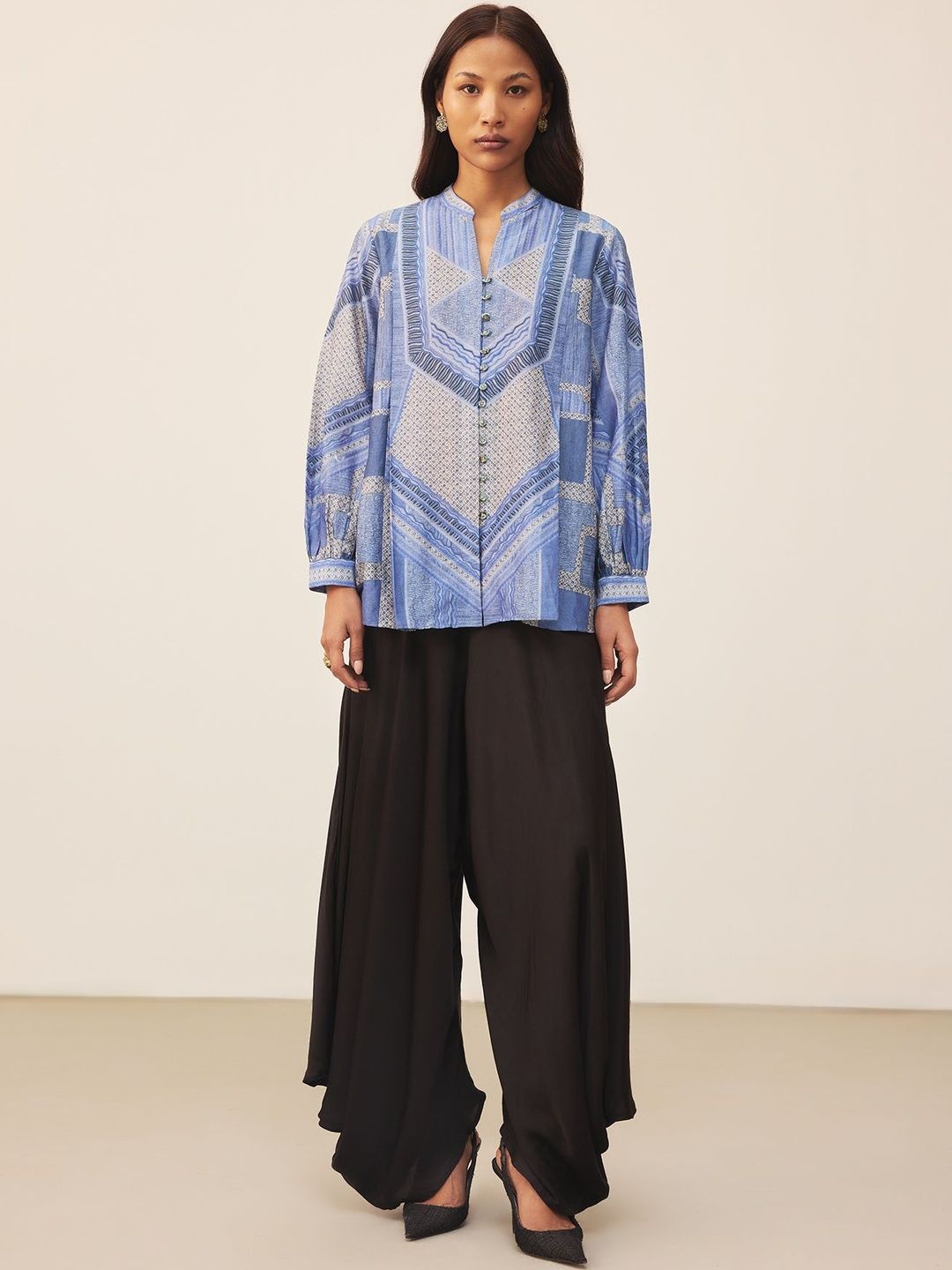 Ritu Kumar Geometric Printed Kurti-picture-49