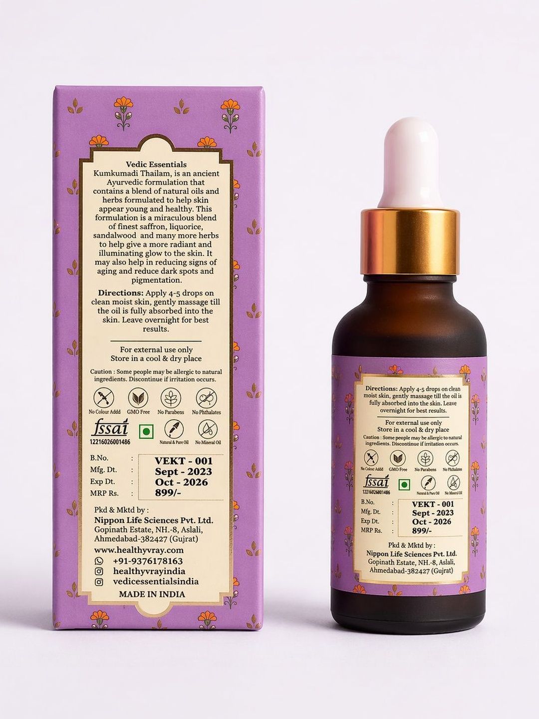VEDIC ESSENTIALS Kumkumadi Tailam - 100 ml-picture-18