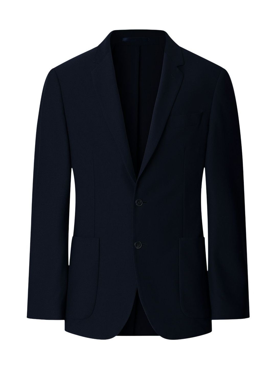 HACKETT LONDON Notched Lapel Single-Breasted Slim Fit Formal Blazers-picture-32