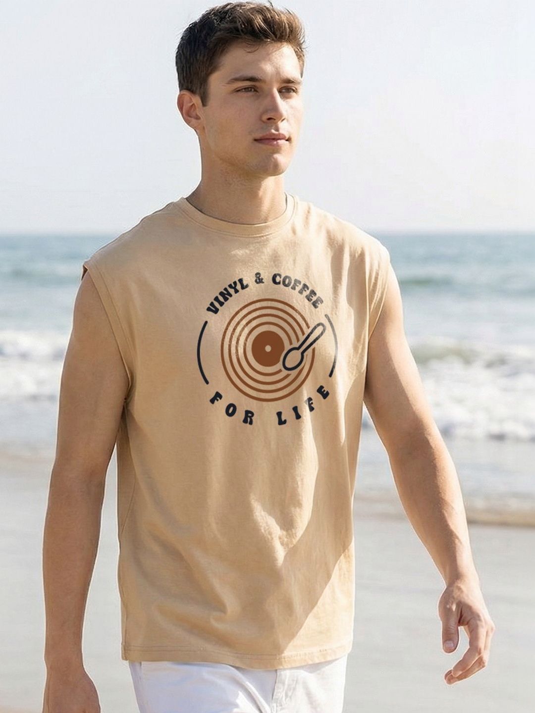 Bewakoof Printed Cotton Undershirt-image-2