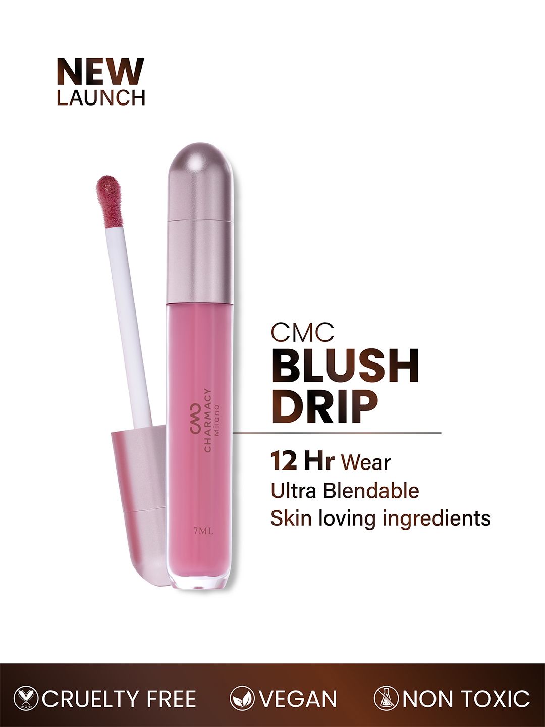 Charmacy Milano CMC Blush Drip - Gulabi Bloom- 3 -7 ml-image-20