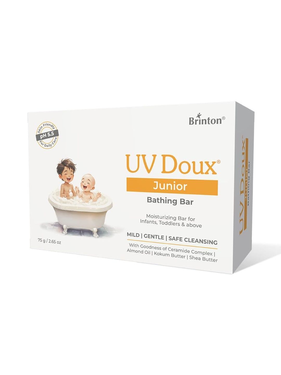 Brinton UV Doux Junior Moisturizing Bathing Bar - 75 g-picture-44