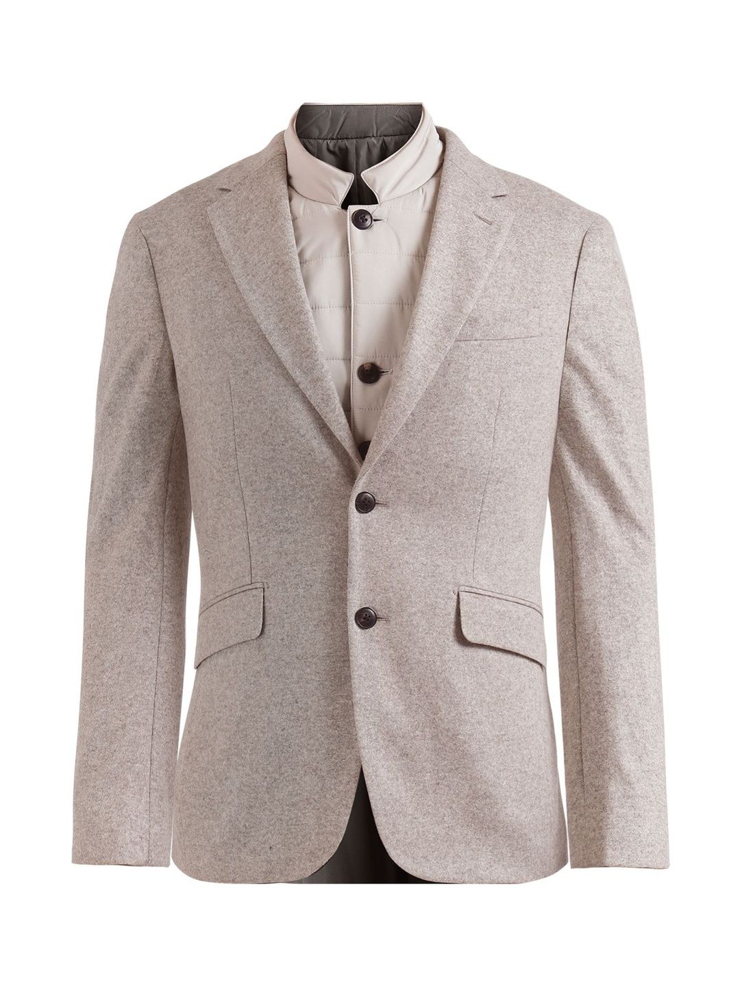 HACKETT LONDON Notched Lapel Single-Breasted Slim Fit Formal Blazers-image-11