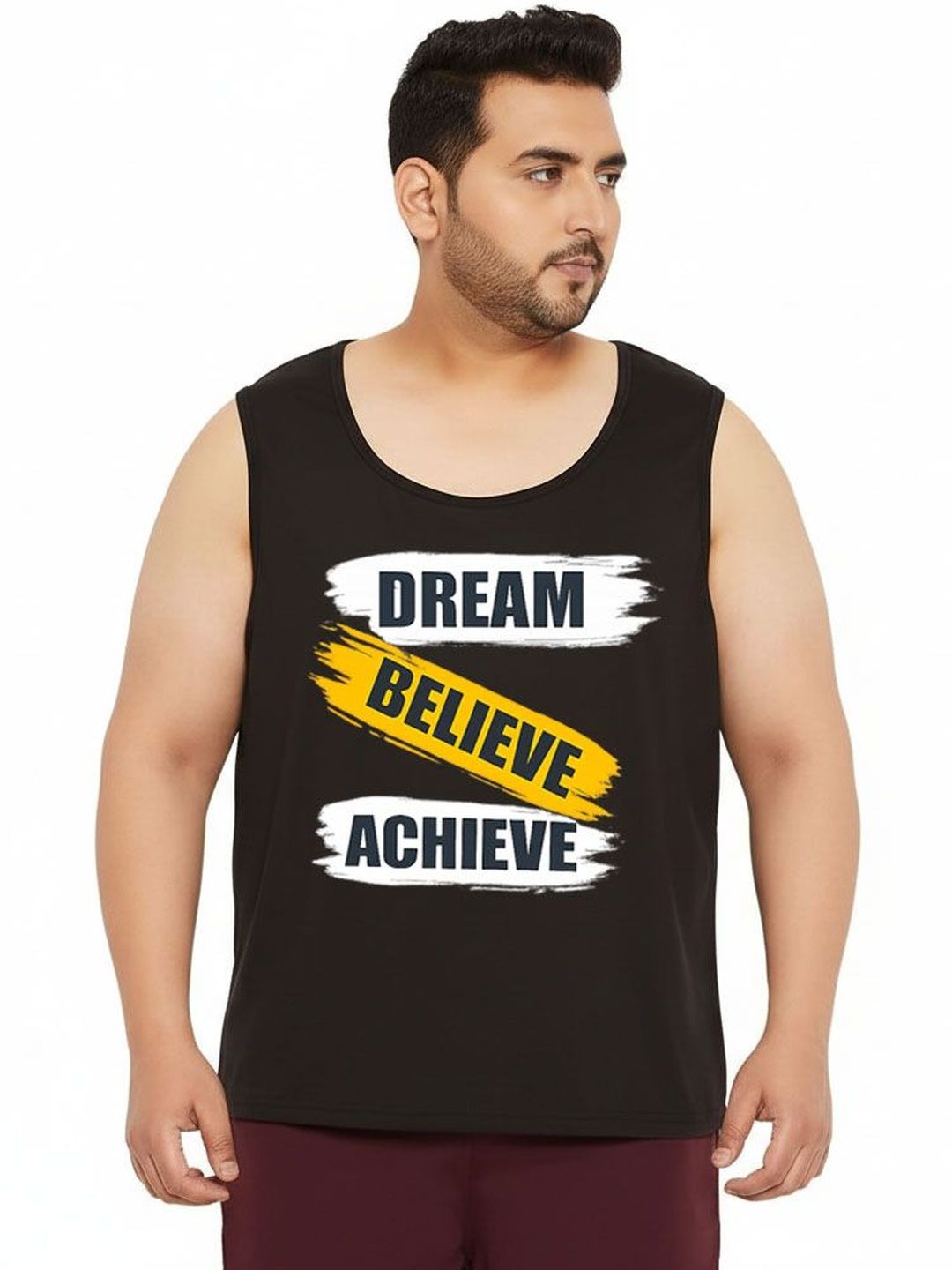 LONDON STREETS Printed Cotton Gym Vest-picture-41