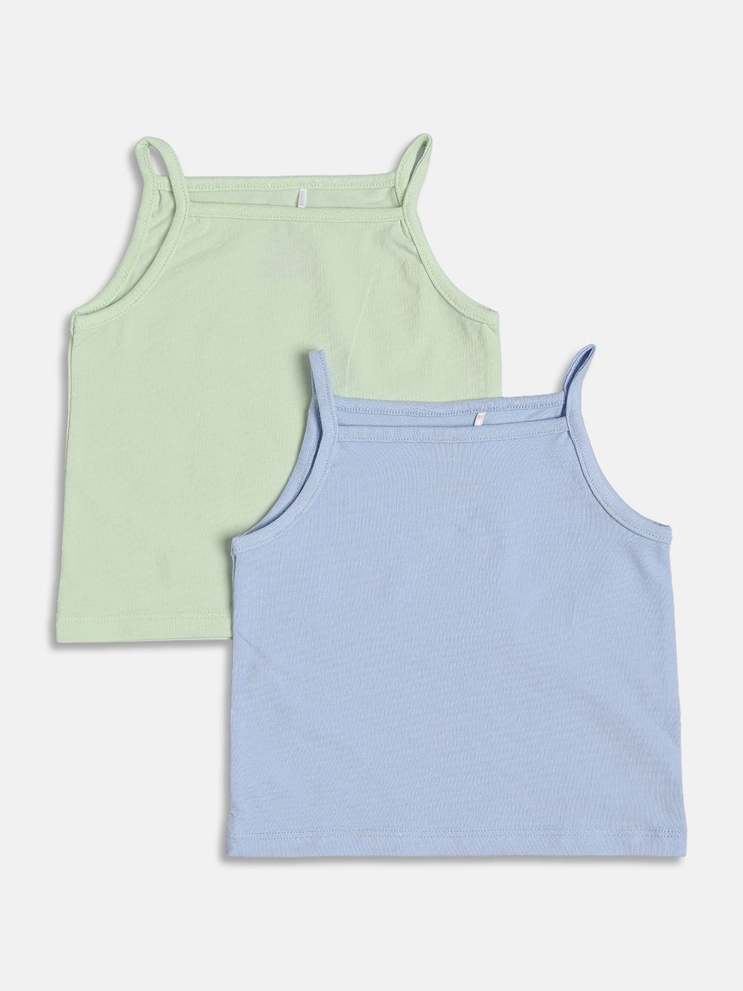 MINI KLUB Girls Pack of 2 Cotton Non Padded Camisoles-picture-22